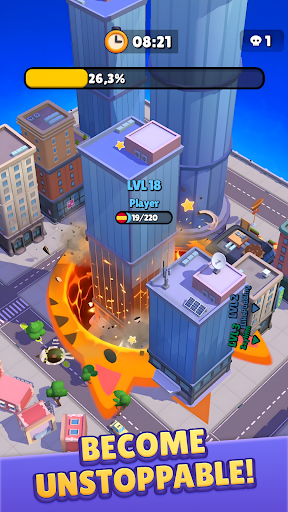 Hole.io — battle screen screenshot