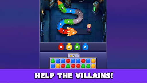 Match Villains — character selection screenshot