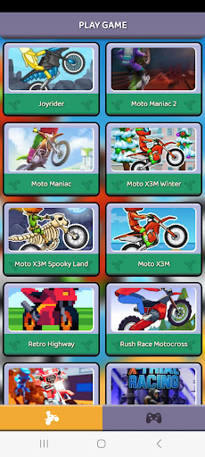 Moto X3M — character selection screenshot