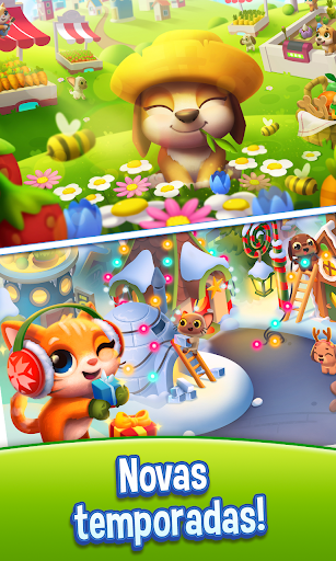 Pet Rescue Saga — level complete screenshot
