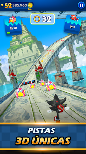 Sonic Dash — battle screen screenshot