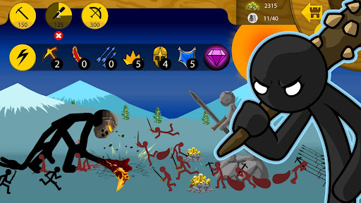 Stick War: Legacy — level complete screenshot