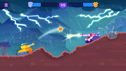Tank Stars — battle screen screenshot