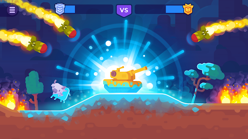 Tank Stars — level complete screenshot