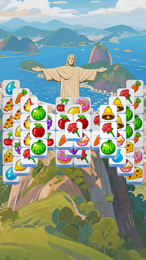 Tile Match 3D — battle screen screenshot