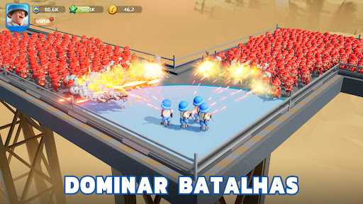 Top War: Battle Game — battle screen screenshot