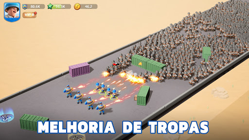 Top War: Battle Game — map screenshot