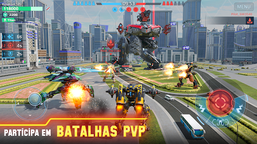 War Robots — character selection screenshot